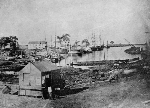 1853 - Stockton waterfront