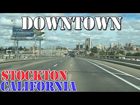 Stockton - California - 4K Downtown Drive by Mileage Mike Travels